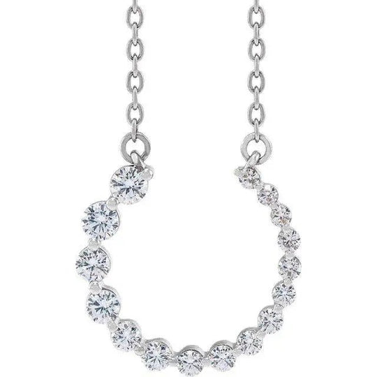 Luxury diamond necklace in 14K gold perfect for special occasions