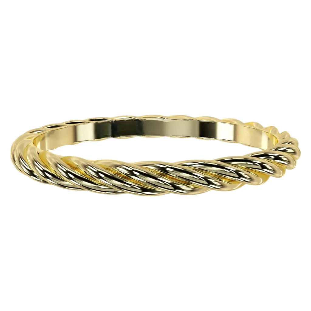 Gold rope texture on Helios ring, symbolic band by Dimitrios Creations