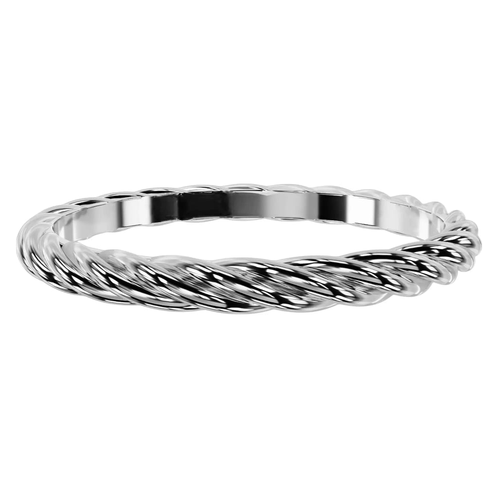 Helios rope band on hand, handcrafted polished detail, Dimitrios Creations