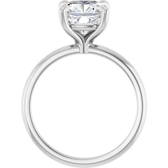 2 CT Cushion-Cut Diamond Engagement Ring Jimmy Leon Fine Jewelry