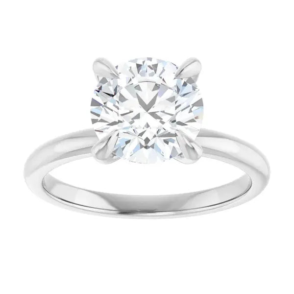 2 CT Round Diamond Solitaire Engagement Ring - 4