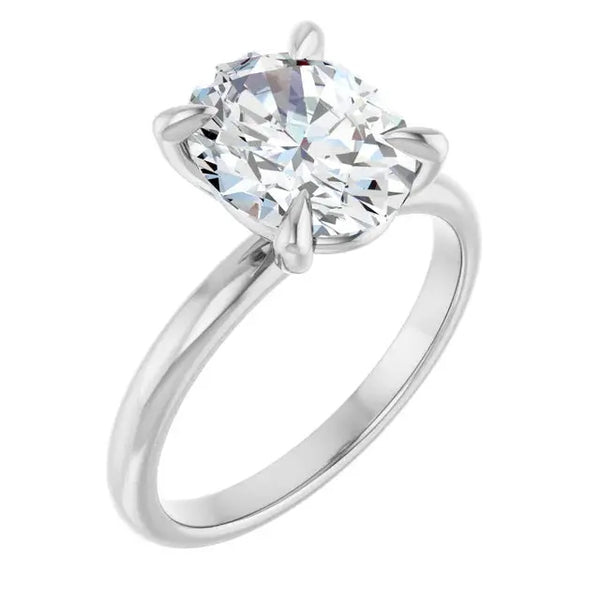 2 CT Oval Diamond Engagement Ring