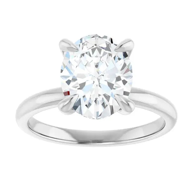 2 CT Oval Diamond Engagement Ring Dimitrios Creations