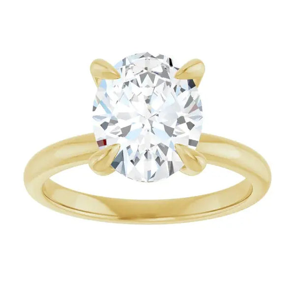 2 CT Oval Diamond Engagement Ring - 4