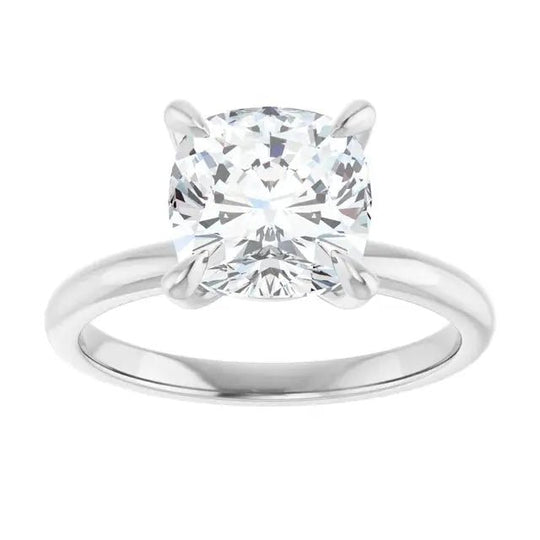 2 CT Cushion-Cut Diamond Engagement Ring Jimmy Leon Fine Jewelry