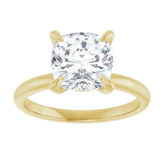 2 CT Cushion-Cut Diamond Engagement Ring Jimmy Leon Fine Jewelry