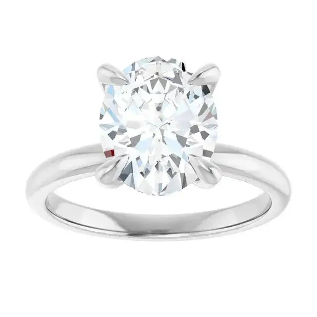 2 CT Oval Diamond Engagement Ring Dimitrios Creations