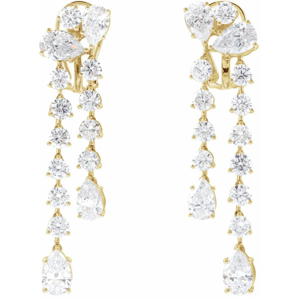 Diamond Drop Earrings – 9.5ct - 3