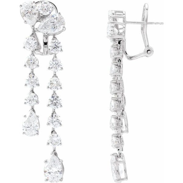 Diamond Drop Earrings – 9.5ct - 4