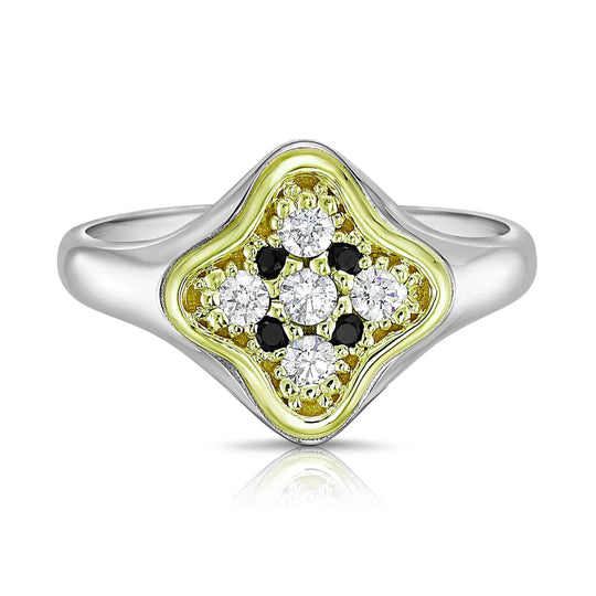 4 leaf clover ring Dimitrios Creations