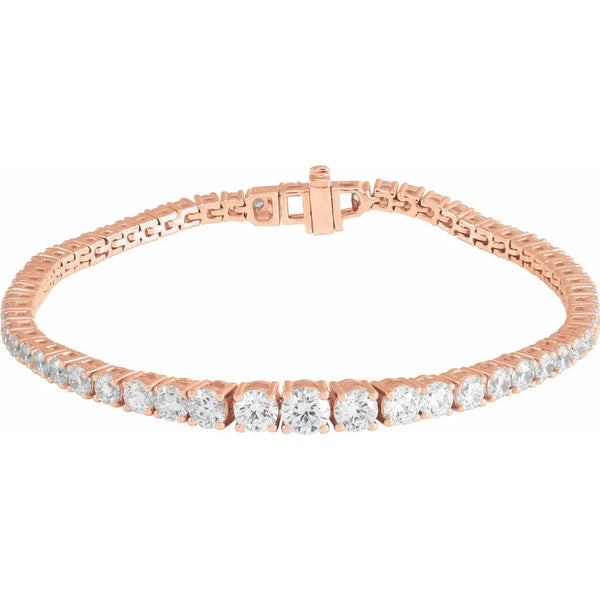 Diamond Tennis Bracelet – 6.2ct - 4