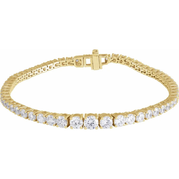 Diamond Tennis Bracelet – 6.2ct - 5