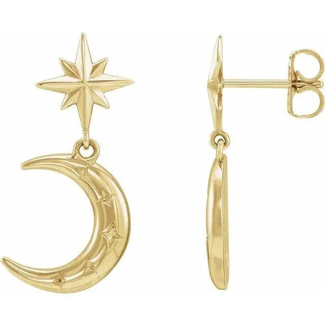 Crescent Moon Earrings Jimmy Leon Fine Jewelry