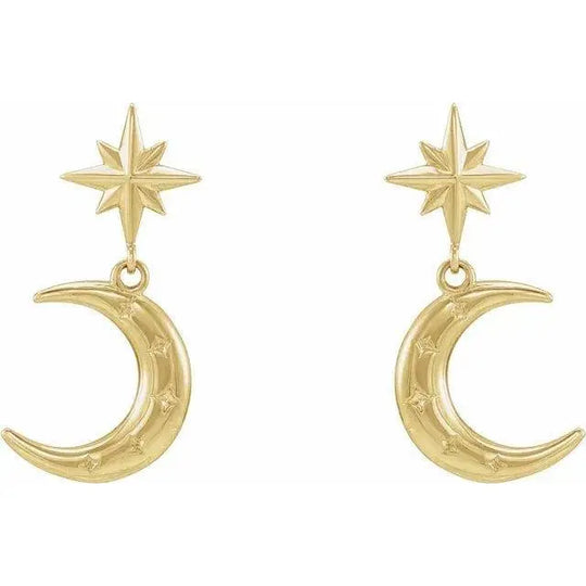 Crescent Moon Earrings Jimmy Leon Fine Jewelry