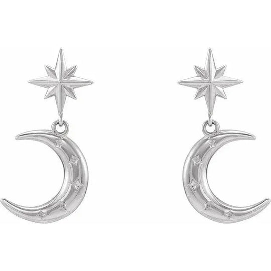 Crescent Moon Earrings Jimmy Leon Fine Jewelry