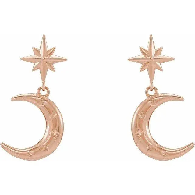 Crescent Moon Earrings Jimmy Leon Fine Jewelry