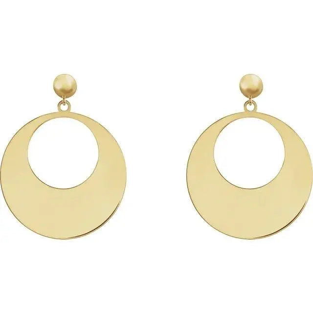 Disc Dangle Earrings Jimmy Leon Fine Jewelry