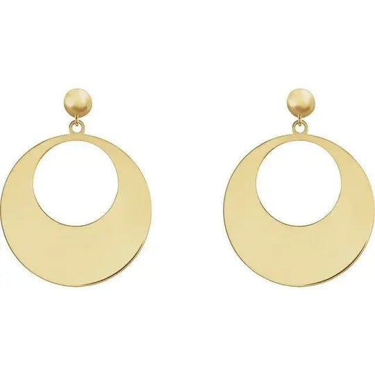 Disc Dangle Earrings Jimmy Leon Fine Jewelry