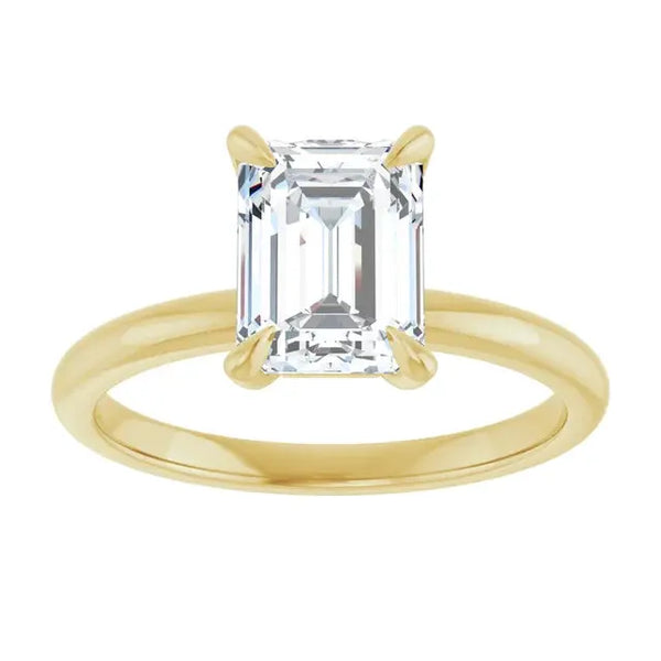 Emerald-Cut Diamond Engagement Ring 2 CT, DEF Color, VVS Clarity - 5