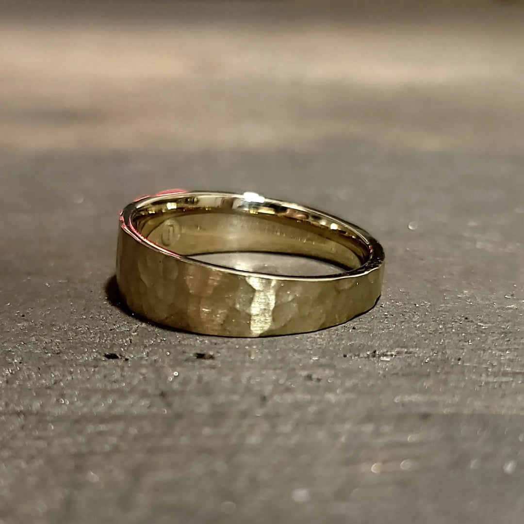 Hammered tapered ring Dimitrios Creations