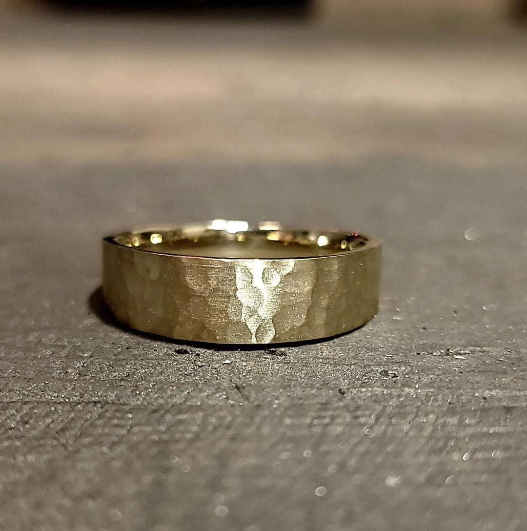 Hammered tapered ring Dimitrios Creations