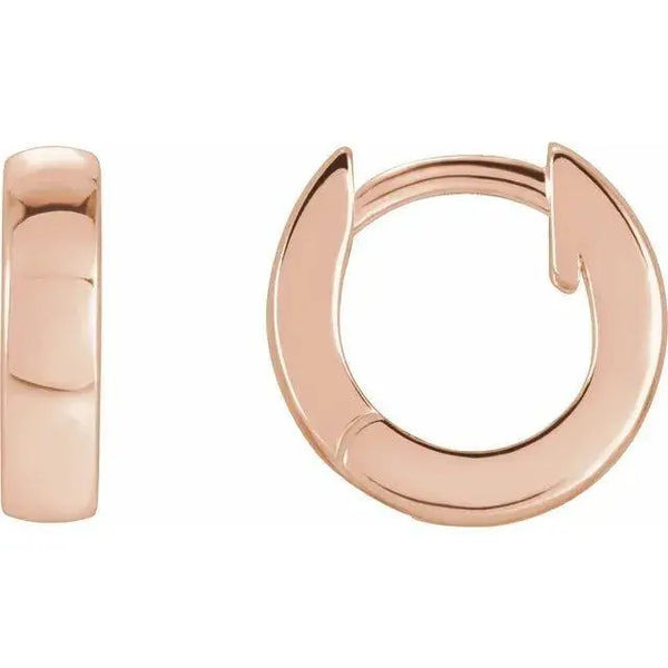 Hinged Hoop Earrings - 4