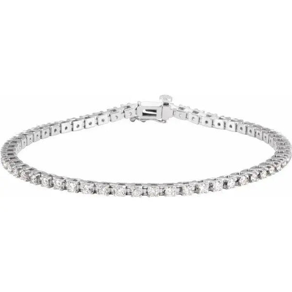 Tennis Bracelet 2.25CT – Handcrafted Solid Gold Luxury Jewelry