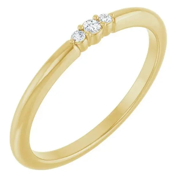 Petite Stackable Ring in 14K Gold – Delicate Minimalist Jewelry for Women