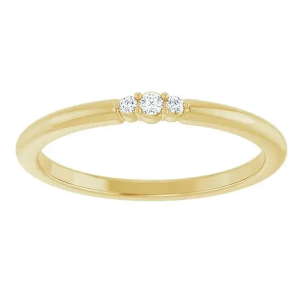 Petite Stackable Ring in 14K Gold – Delicate Minimalist Jewelry for Women - 2