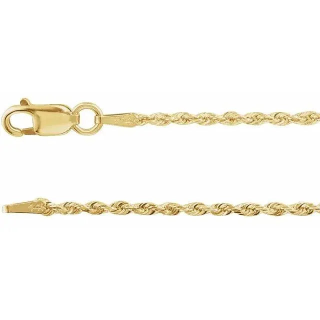 Rope Chain 1.3mm Necklace Jimmy Leon Fine Jewelry