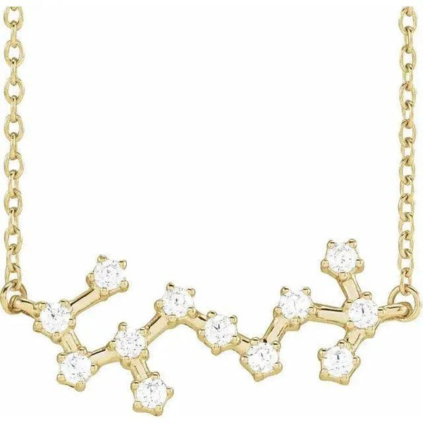 Scorpio Constellation Necklace – Gold Zodiac Jewelry