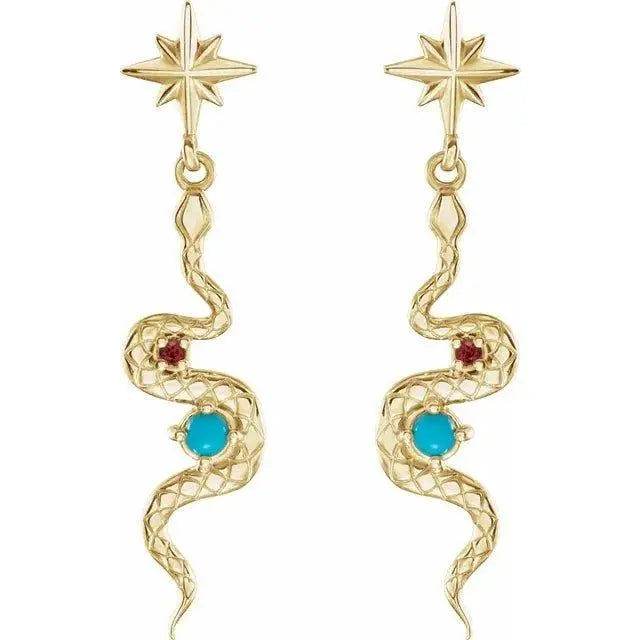 Snake Earrings Jimmy Leon Fine Jewelry