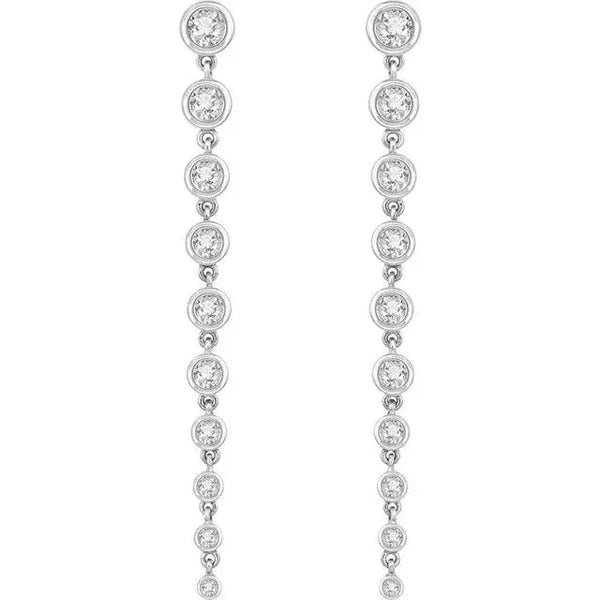 1.75–2.0 Carat Lab-Grown Diamond Drop Earrings – Sustainable Brilliance in 14K Gold - 4