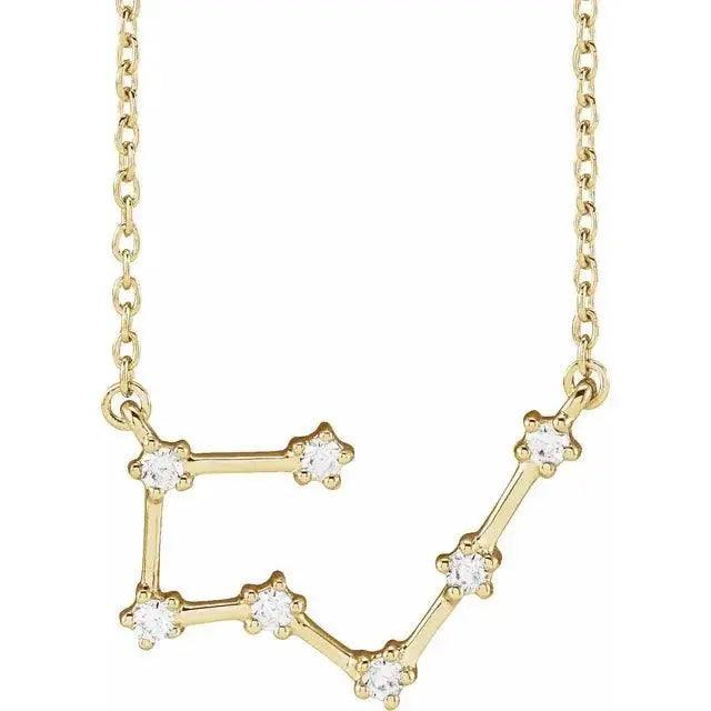 Taurus Constellation Necklace in 14k Gold Jimmy Leon Fine Jewelry