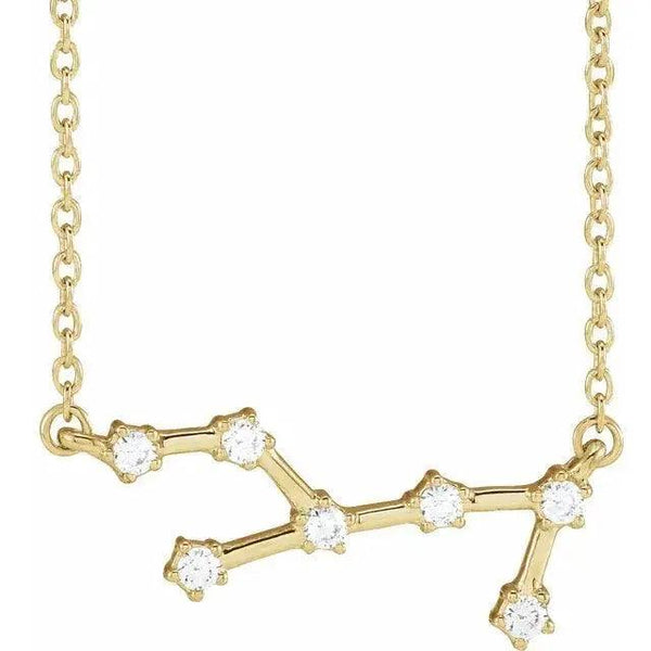 Virgo Constellation Necklace – Gold Zodiac Jewelry