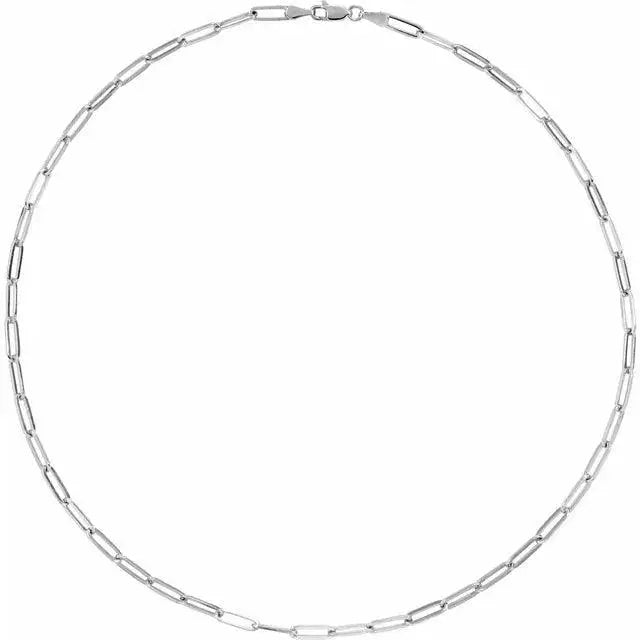 Paperclip Chain 3.85mm Necklace Jimmy Leon Fine Jewelry