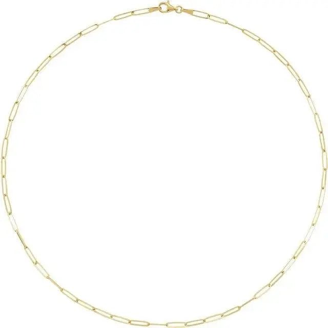 Paperclip Chain 3.85mm Necklace Jimmy Leon Fine Jewelry