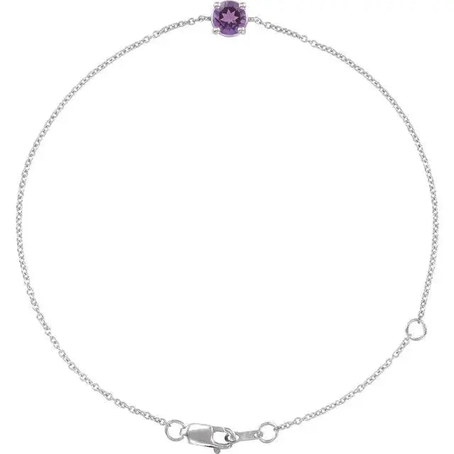 Luxury amethyst jewelry for women in solid gold