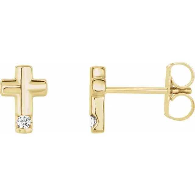 Birthstone Studs – Personalized 14K Gold Jewelry Dimitrios Creations