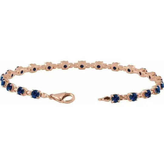 Timeless design Blue Sapphire Bracelet for special occasions