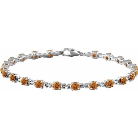 Luxury golden citrine jewelry for women in solid gold