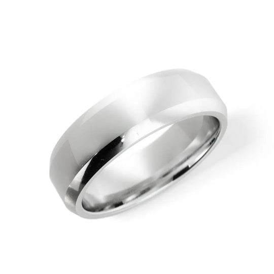 5mm plain polished platinum wedding ring for men and women