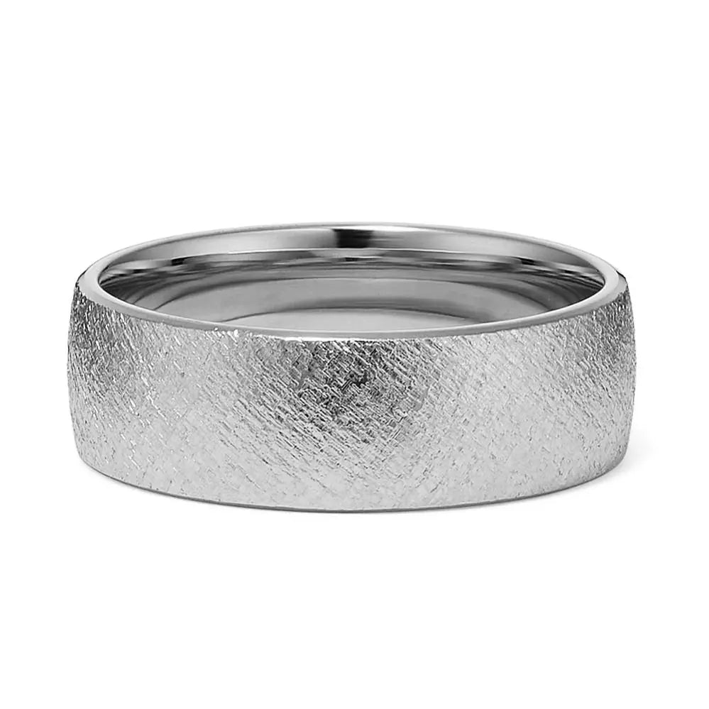 Hammered Platinum Wedding Band – Durable Elegance for Him or Her Dimitrios Creations