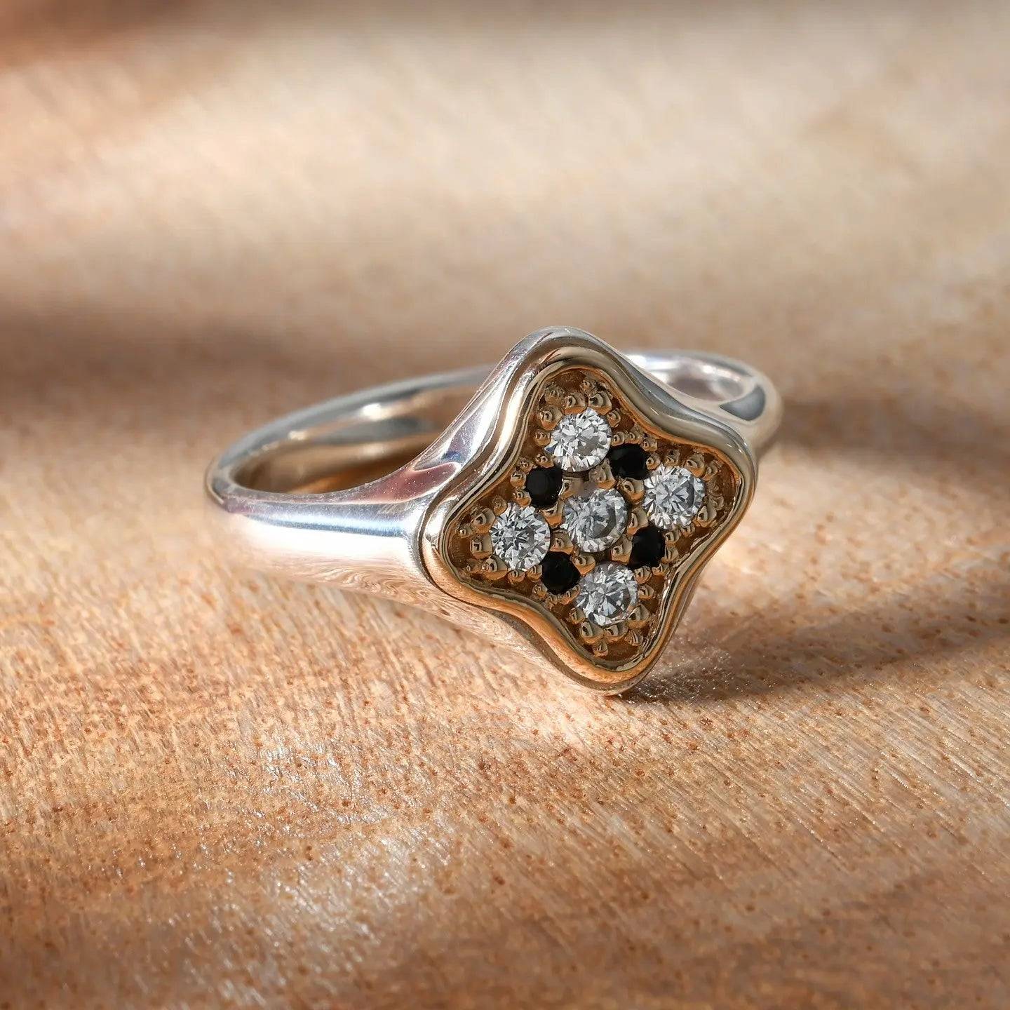 Nature-inspired gold talisman by Dimitrios Creations