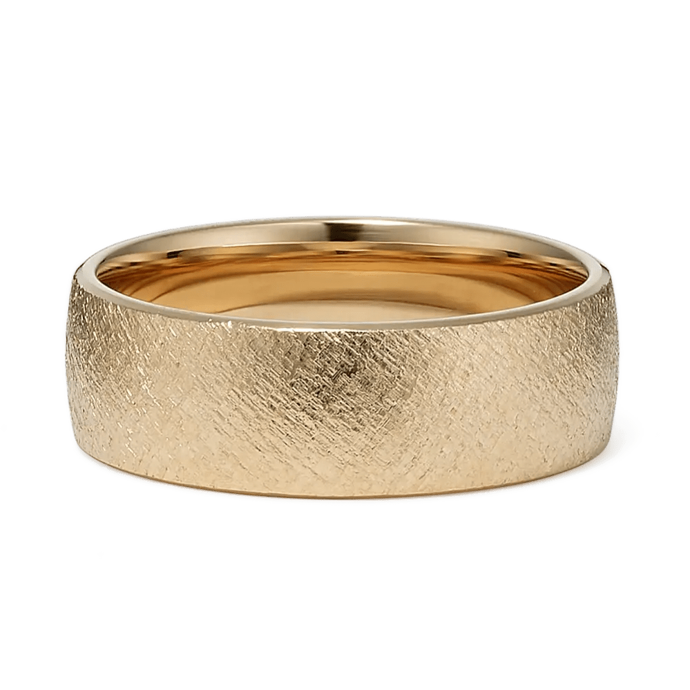 Hammered Gold Wedding Band – Unique & Timeless Design for Him or Her Dimitrios Creations