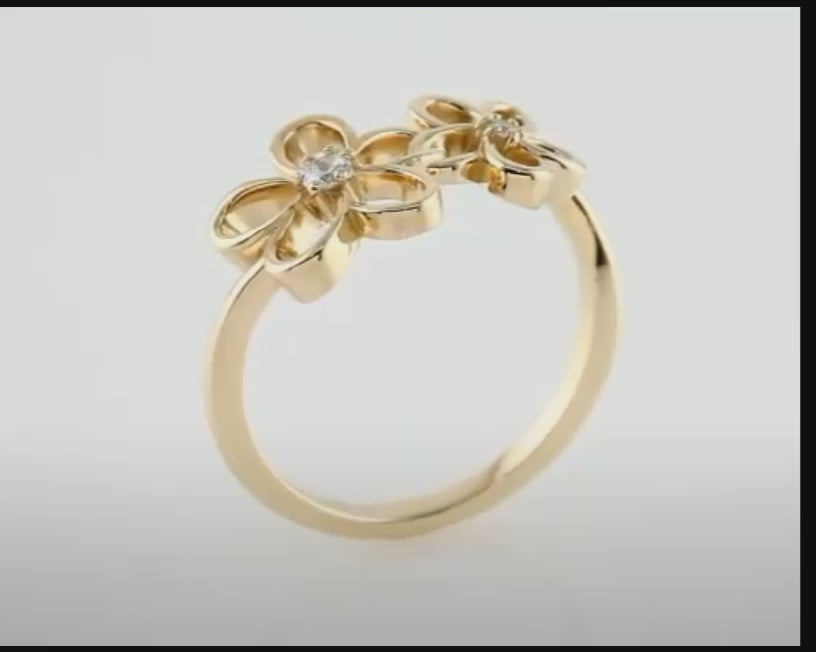 Elegant margarita flower ring for women