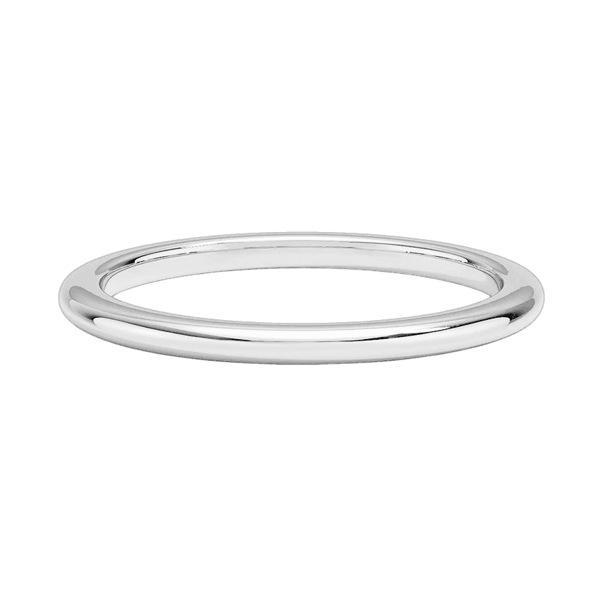 High Polish Comfort-Fit Wedding Band